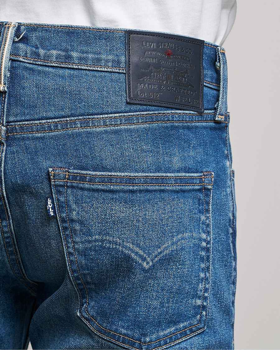 Herre | Jeans | Levi's Made & Crafted | 512 Slim Fit Stretch Jeans Aokigahara Mij Indigo Worn