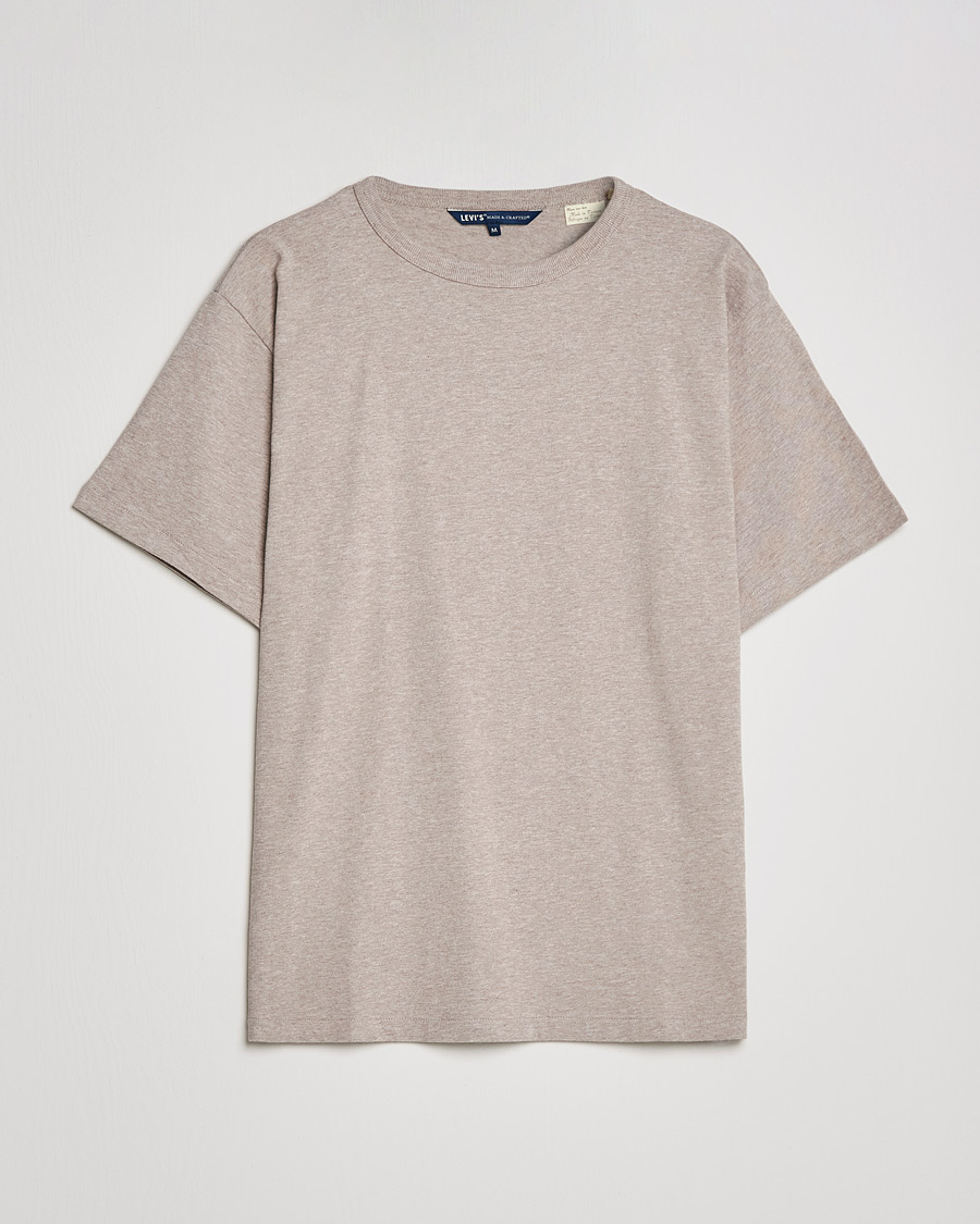 Herre | T-Shirts | Levi's Made & Crafted | New Classic Tee Mist Heather