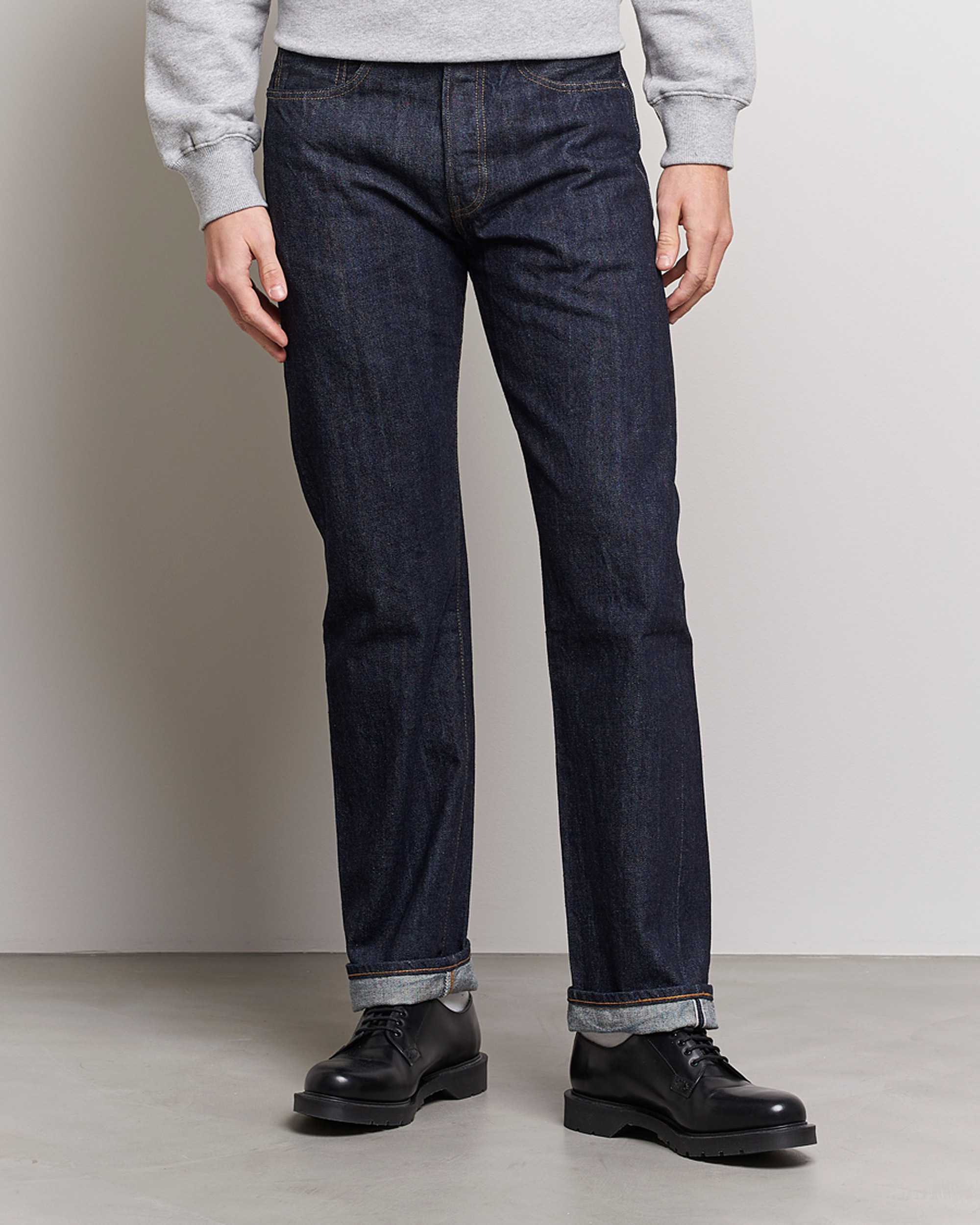 Herre | American Heritage | Levi's Vintage Clothing | 1947 Straight Slim Fit 501 Selvedge Jeans Fine Struttin