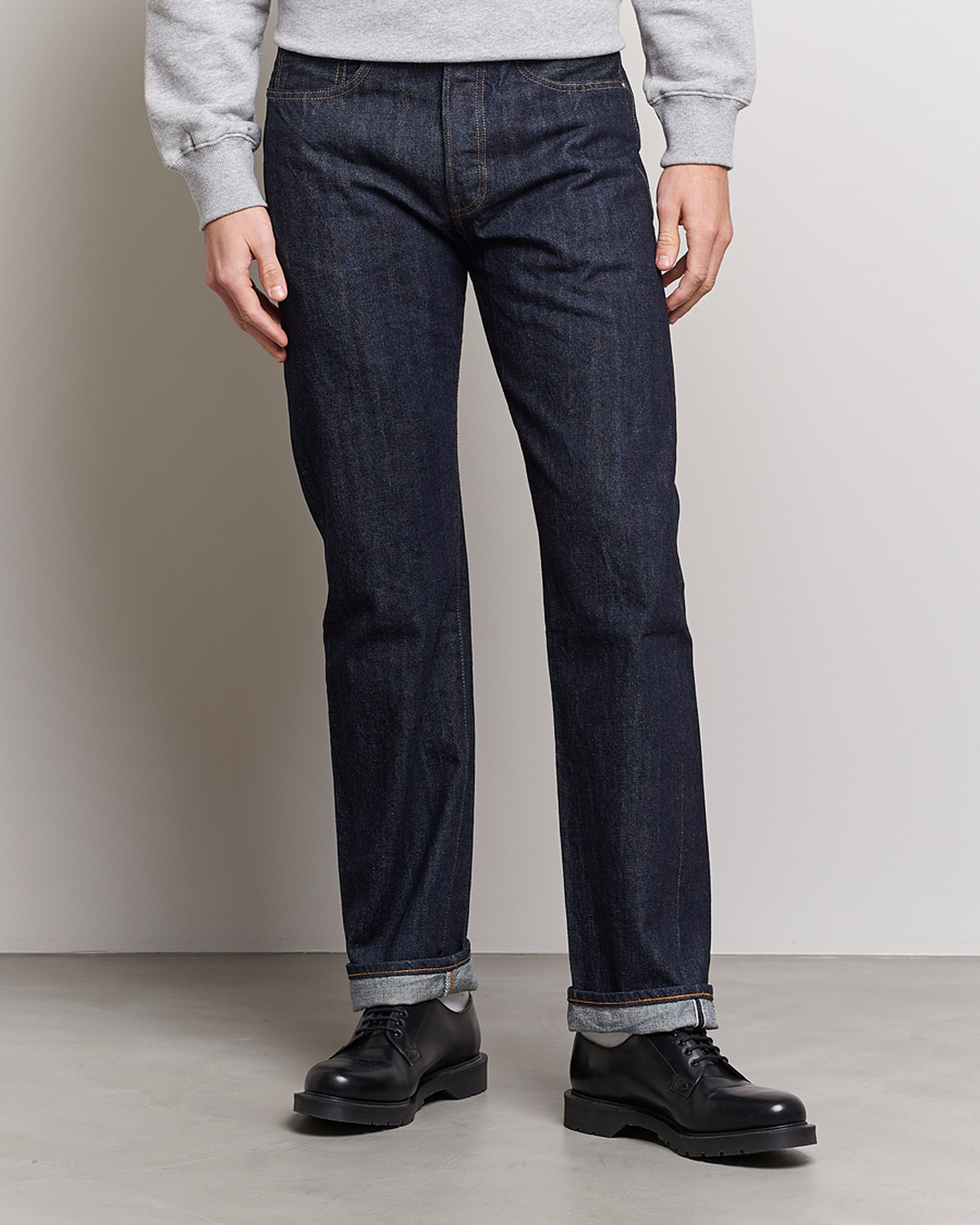 Herre | Jeans | Levi's Vintage Clothing | 1947 Straight Slim Fit 501 Selvedge Jeans Fine Struttin