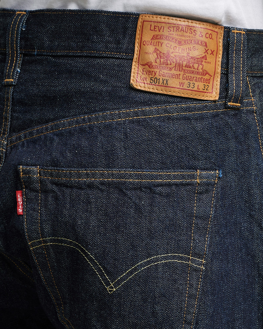 Herre | Jeans | Levi's Vintage Clothing | 1947 Straight Slim Fit 501 Selvedge Jeans Fine Struttin
