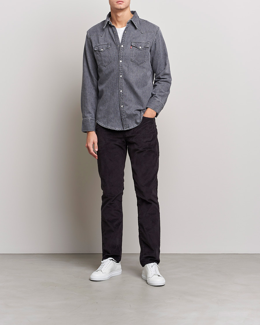 Herre | Skjorter | Levi's | Barstow Western Standard Shirt Gray Stonewash