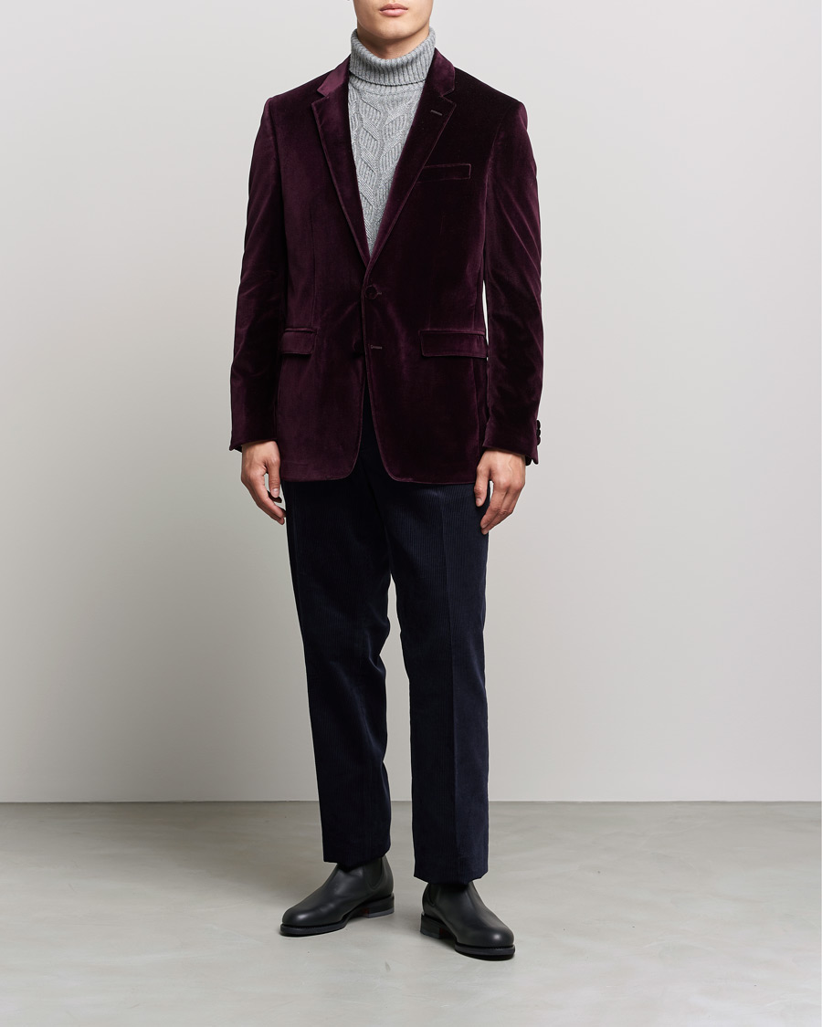 Herre | Blazere & jakker | Etro | Velvet Blazer Burgundy
