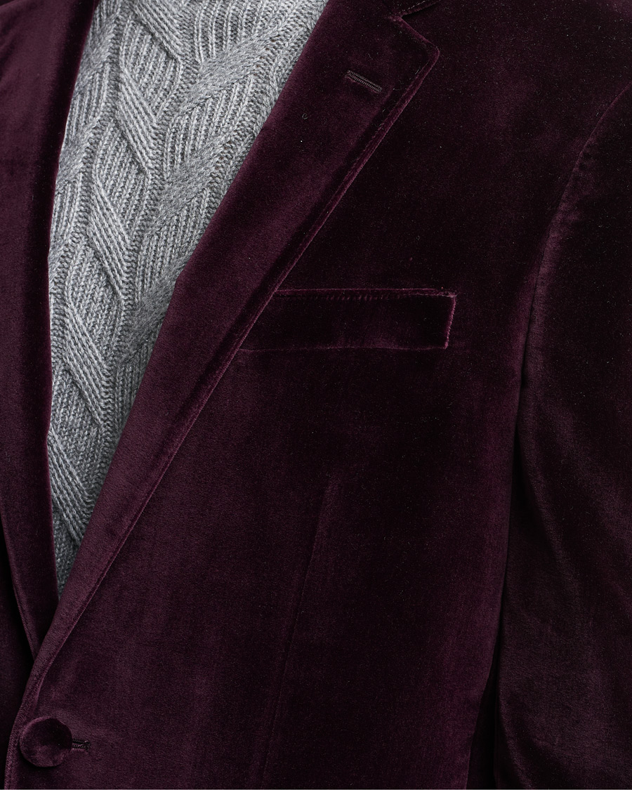 Herre | Blazere & jakker | Etro | Velvet Blazer Burgundy