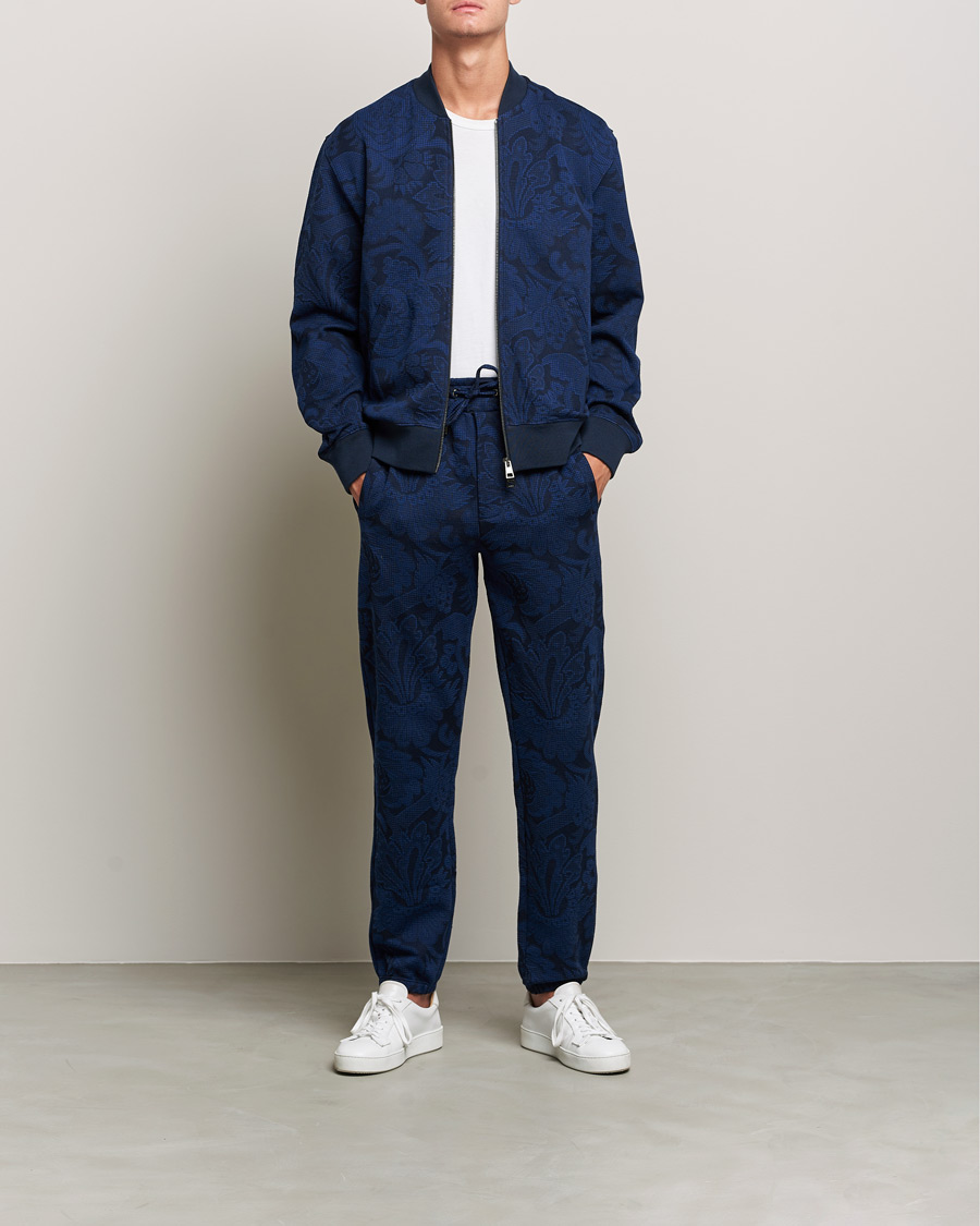 Herre | Trøjer | Etro | Printed Bomber Sweat Navy