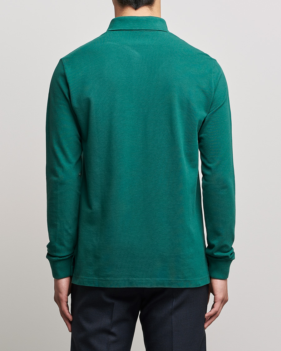 Herre | Trøjer | Etro | Long Sleeve Contrast Paisley Polo Emerald