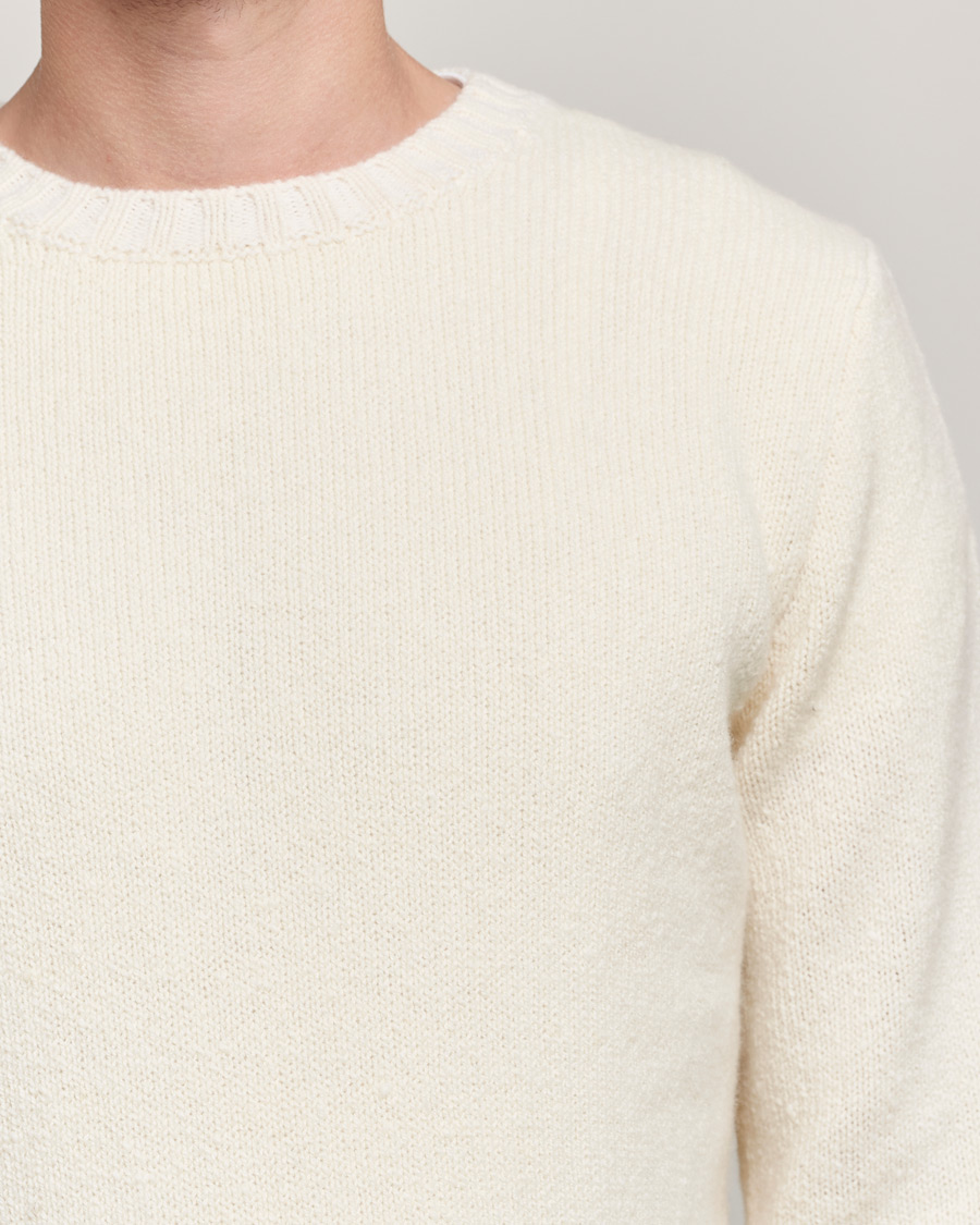 Herre | Trøjer | Inis Meáin | Wool/Cashmere Crew Neck White