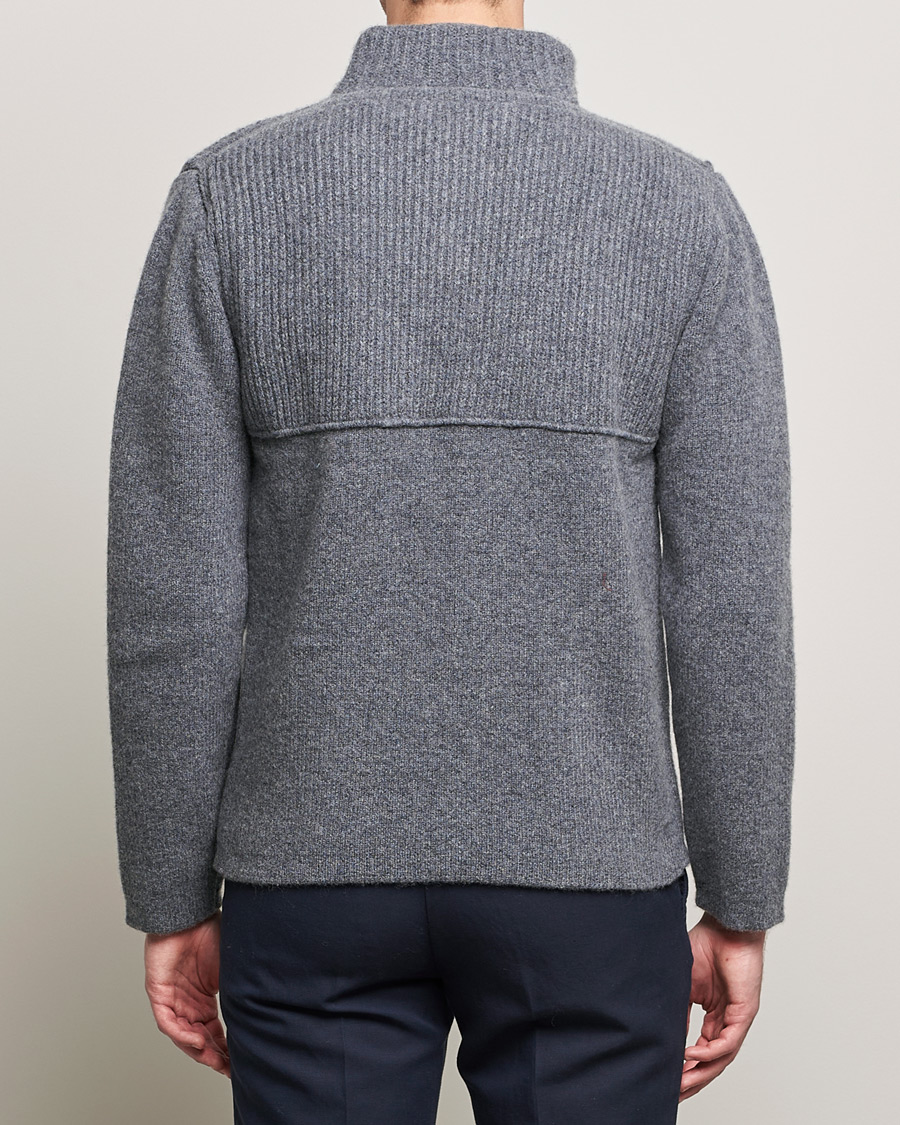 Herre | Trøjer | Inis Meáin | Heavy Wool Cardigan Grey