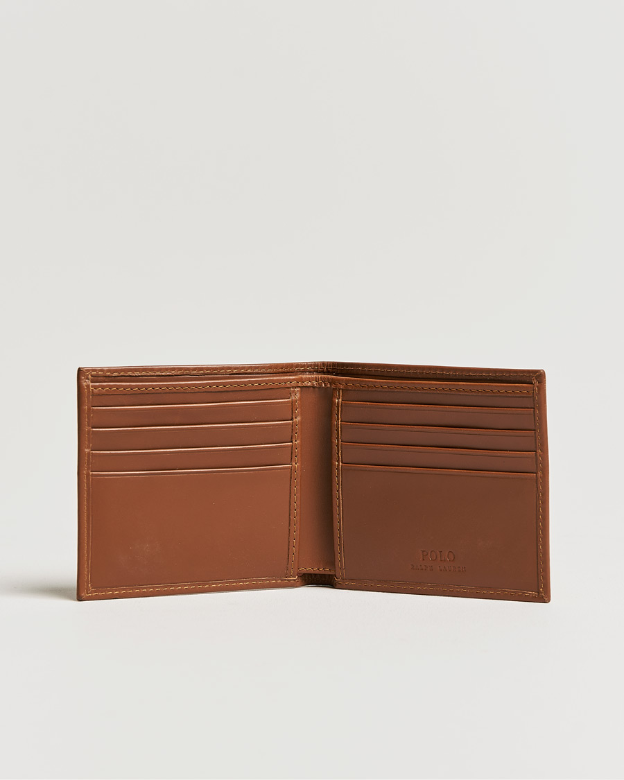 Herre | Polo Ralph Lauren Bear Leather Billfold Wallet Tan | Polo Ralph Lauren | Bear Leather Billfold Wallet Tan
