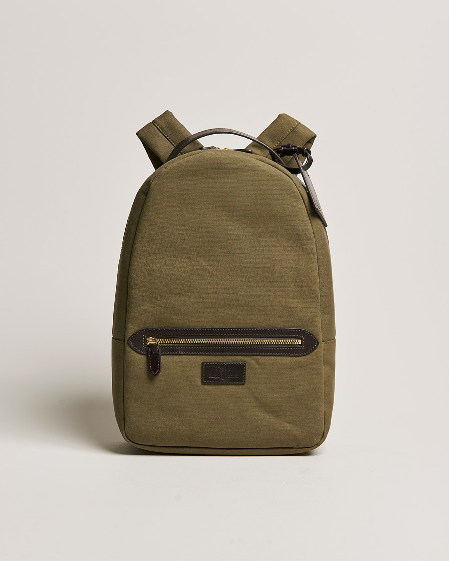 Herre | Polo Ralph Lauren Canvas Backpack Defender Green | Polo Ralph Lauren | Canvas Backpack Defender Green