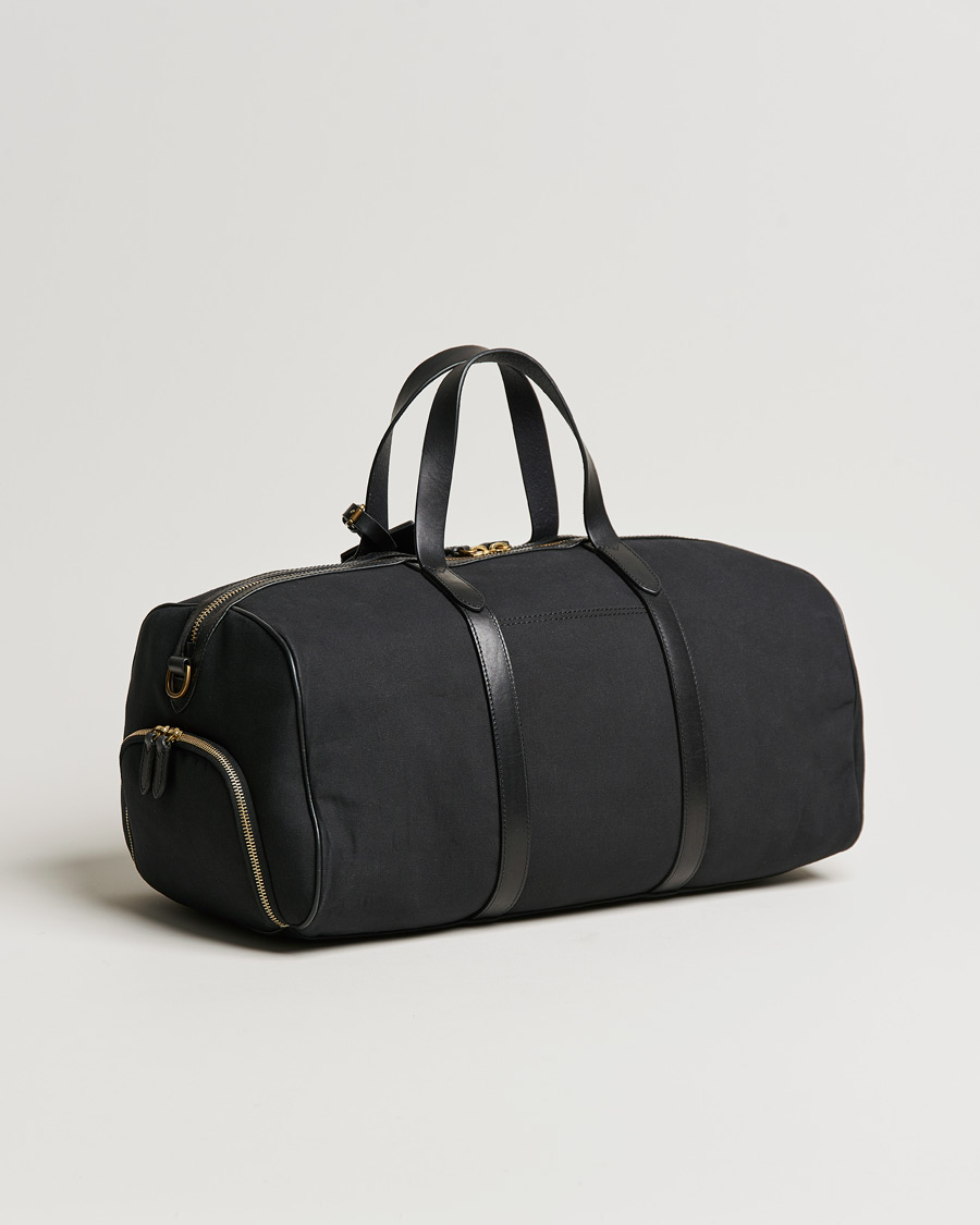 Herre | Polo Ralph Lauren Canvas/Leather Dufflebag Black | Polo Ralph Lauren | Canvas/Leather Dufflebag Black