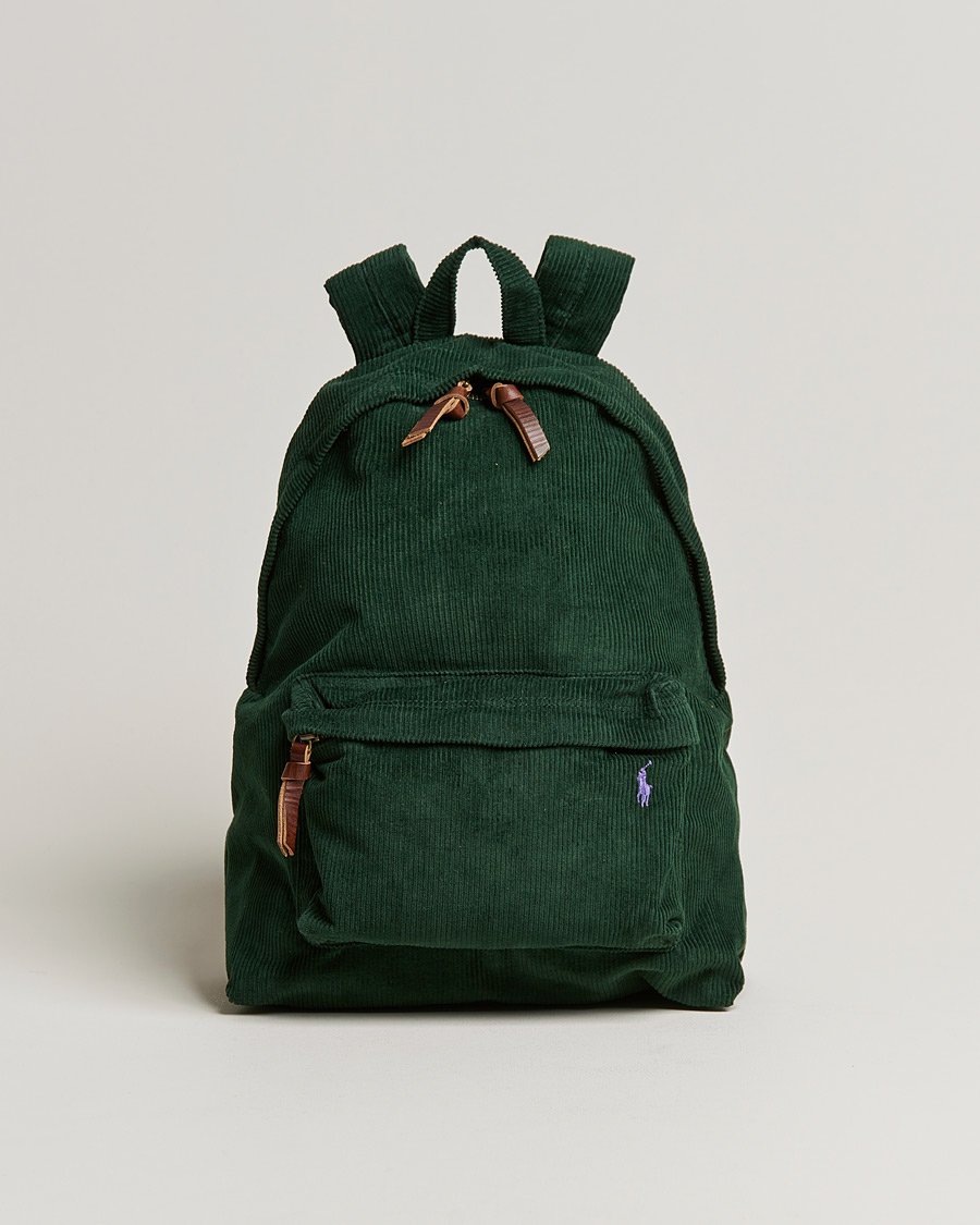 Herre | Polo Ralph Lauren Corduroy Backpack College Gren | Polo Ralph Lauren | Corduroy Backpack College Gren