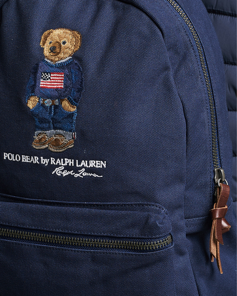 Herre | Polo Ralph Lauren Bear Canvas Backpack Navy | Polo Ralph Lauren | Bear Canvas Backpack Navy