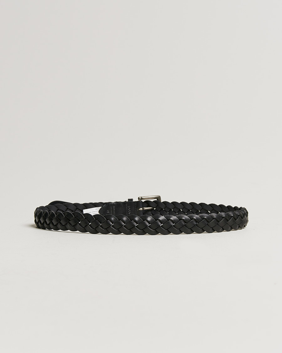 Herre | Flettede bælter | Polo Ralph Lauren | Braided Leather Belt Black