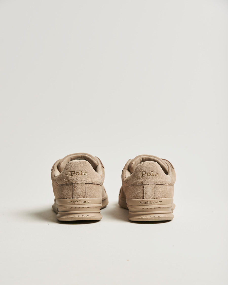 Herre | Polo Ralph Lauren Heritage Court Suede Sneaker Milkshake | Polo Ralph Lauren | Heritage Court Suede Sneaker Milkshake