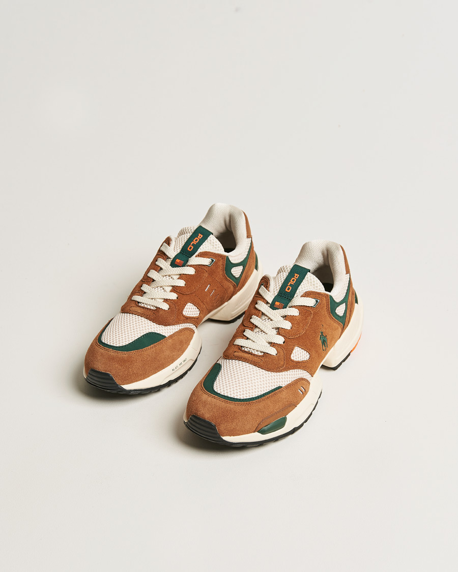 Herre | Polo Ralph Lauren Jogger Running Sneaker Teak | Polo Ralph Lauren | Jogger Running Sneaker Teak