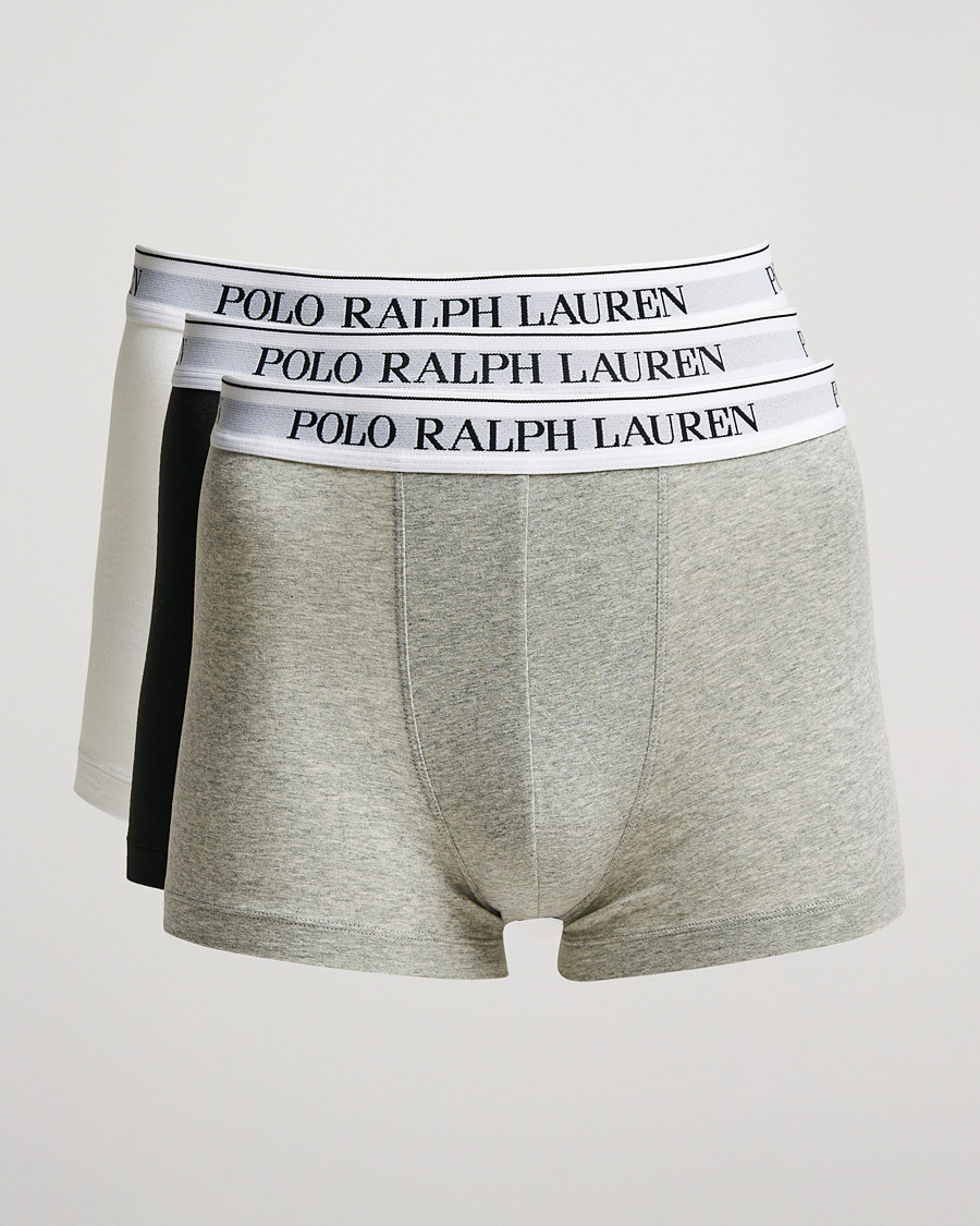 Herre | Undertøj | Polo Ralph Lauren | 3-Pack Trunk Andover Heather/Black/White