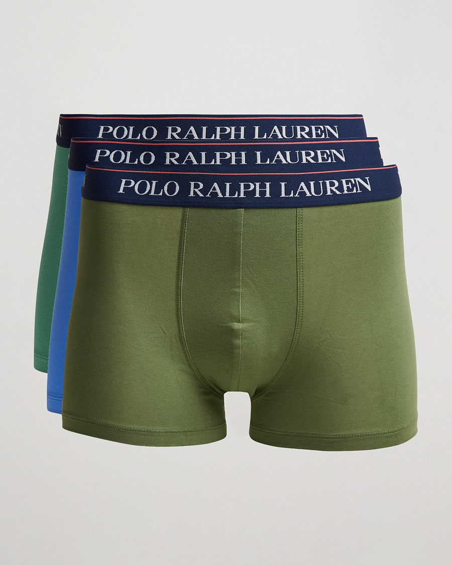 Herre | Undertøj | Polo Ralph Lauren | 3-Pack Trunk Cargo Green/Blue/Green
