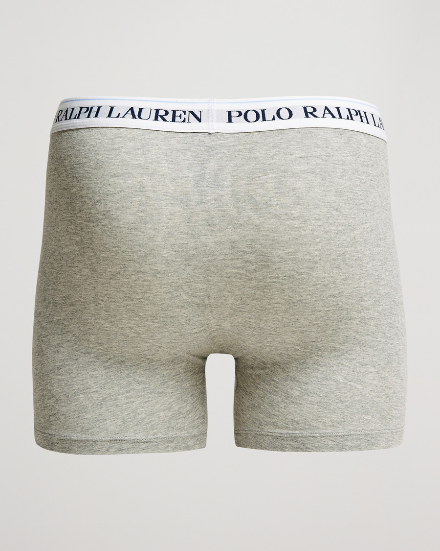 Herre | Undertøj | Polo Ralph Lauren | 3-Pack Boxer Brief Heather/Grey/Charcoal