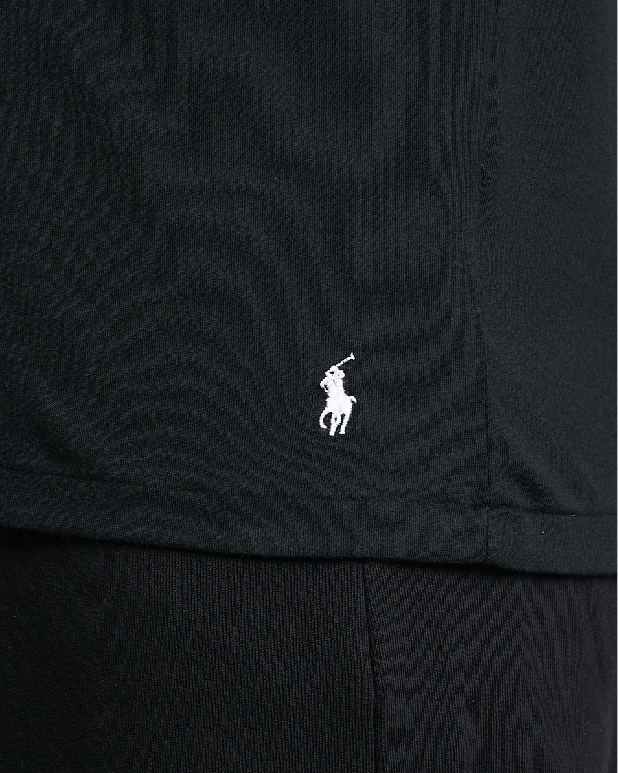 Herre | T-Shirts | Polo Ralph Lauren | 3-Pack Crew Neck T-Shirt Black