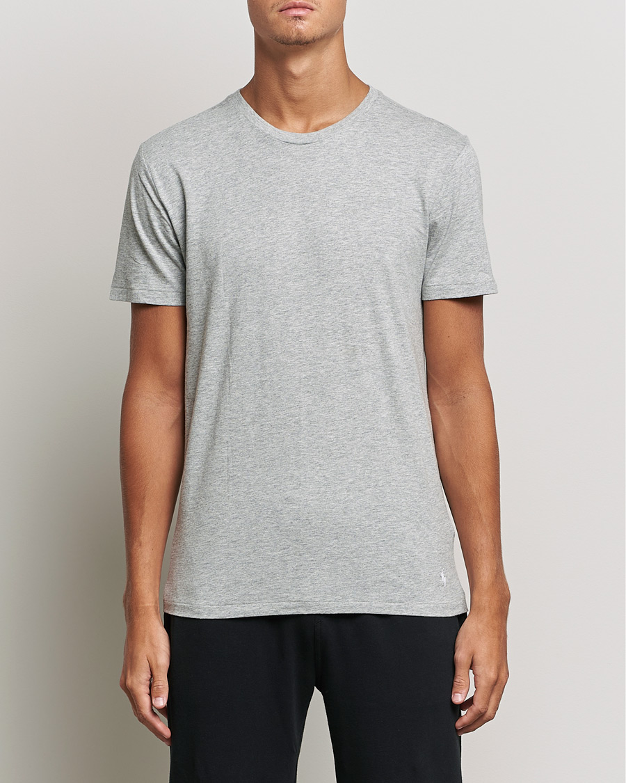 Herre | T-Shirts | Polo Ralph Lauren | 3-Pack Crew Neck T-Shirt Andover Heather