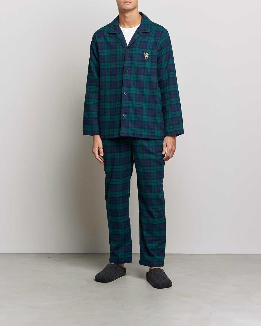 Herre | Pyjamas & Morgenkåber | Polo Ralph Lauren | Checked Flannel Pyjama Set Blackwatch