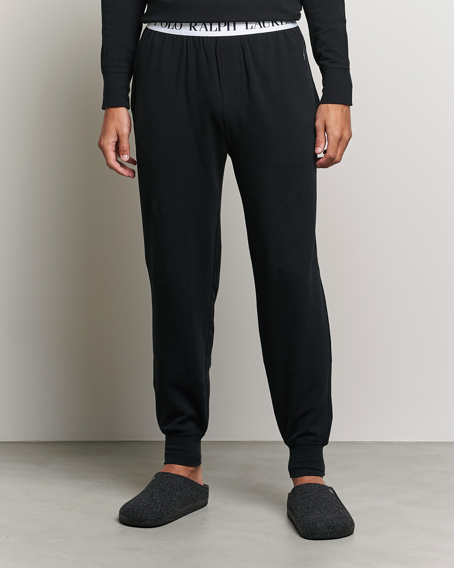 Herre | Bukser | Polo Ralph Lauren | Cotton Jersey Jogger Pants Black