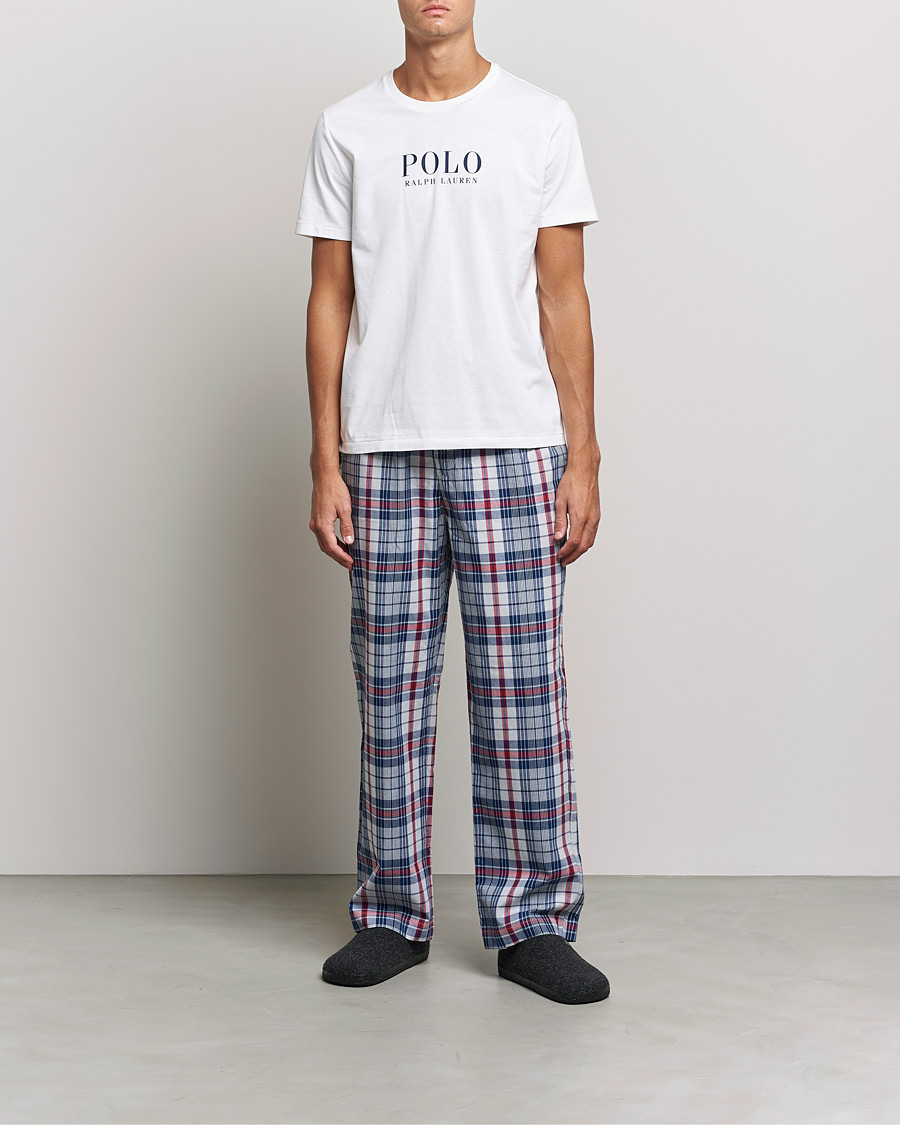 Herre |  | Polo Ralph Lauren | Cotton Checked Pyjama Set White/Red