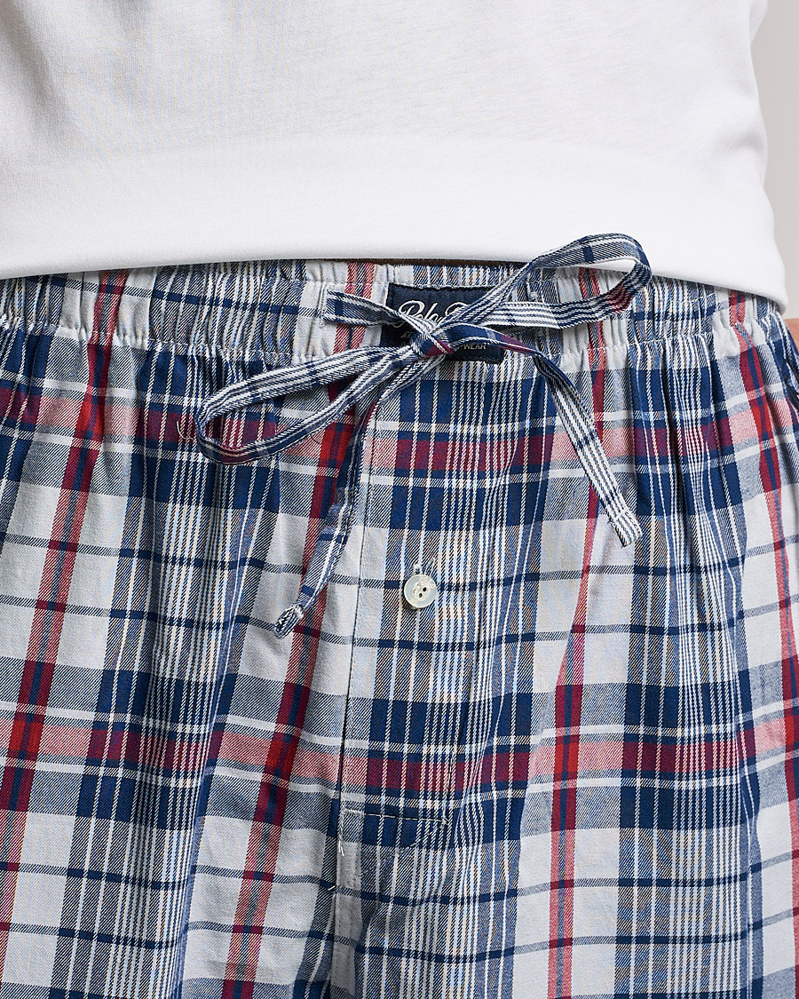 Herre | Pyjamas & Morgenkåber | Polo Ralph Lauren | Cotton Checked Pyjama Set White/Red