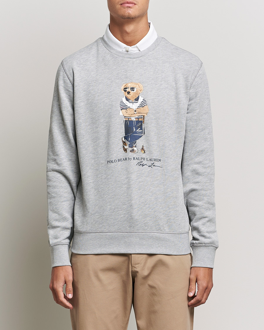 Herre | Grå sweatshirts | Polo Ralph Lauren Golf | Golf Bear Sweatshirt Andover Heather