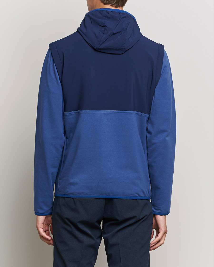 Herre | Trøjer | RLX Ralph Lauren | Techy Terry Full-Zip Hoodie Light Navy/French Navy