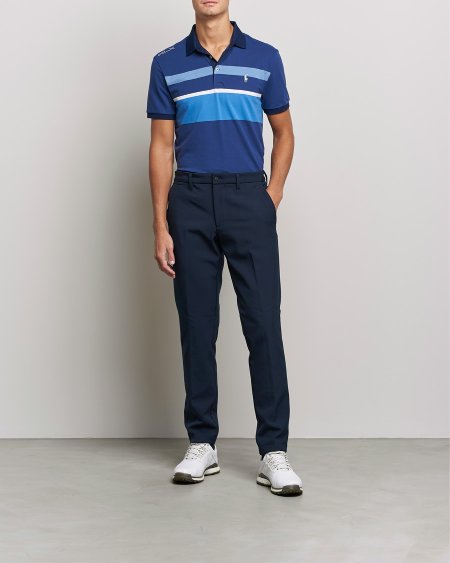 Herre | Polotrøjer | RLX Ralph Lauren | Performance Striped Polo Navy Multi