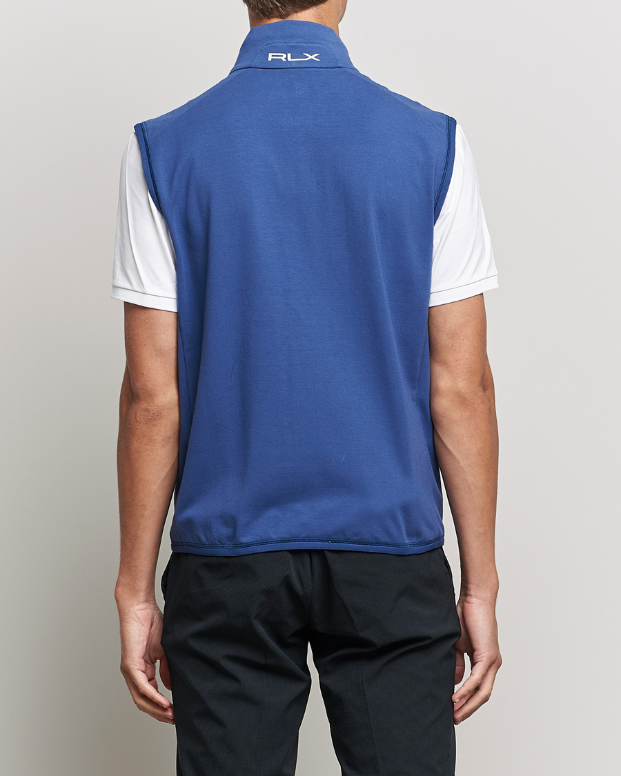 Herre | Jakker | RLX Ralph Lauren | Techy Terry Vest Light Navy Houndstooth
