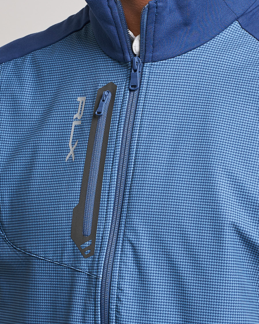 Herre | Jakker | RLX Ralph Lauren | Techy Terry Vest Light Navy Houndstooth