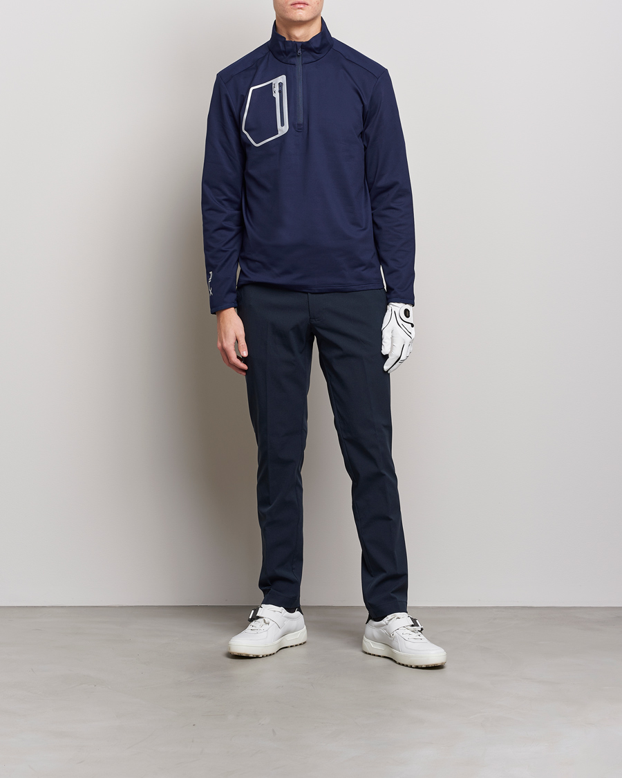 Herre | Trøjer | RLX Ralph Lauren | Luxury Performance Jersey Half-Zip Navy
