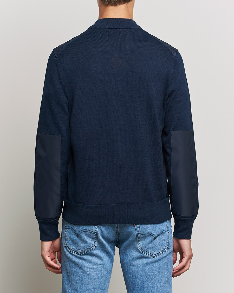 Herre | Trøjer | Polo Ralph Lauren | Cotton Hybrid Full-Zip Sweater Piper Navy
