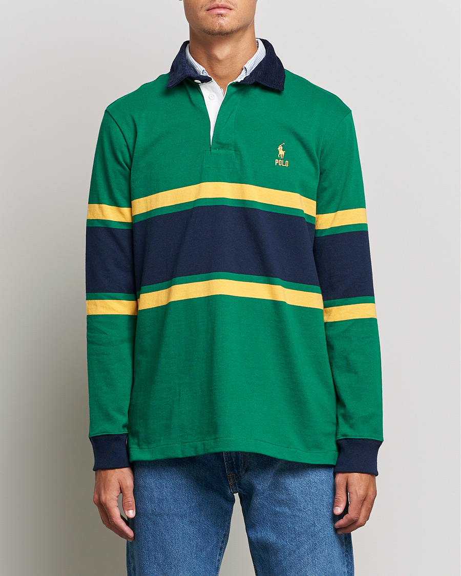 Herre | Rugbytrøjer | Polo Ralph Lauren | Jersey Striped Rugger Athletic Green
