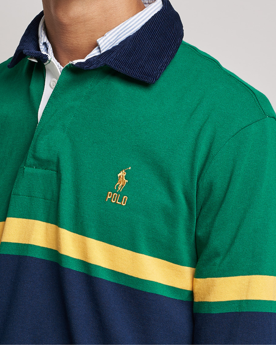Herre | Trøjer | Polo Ralph Lauren | Jersey Striped Rugger Athletic Green