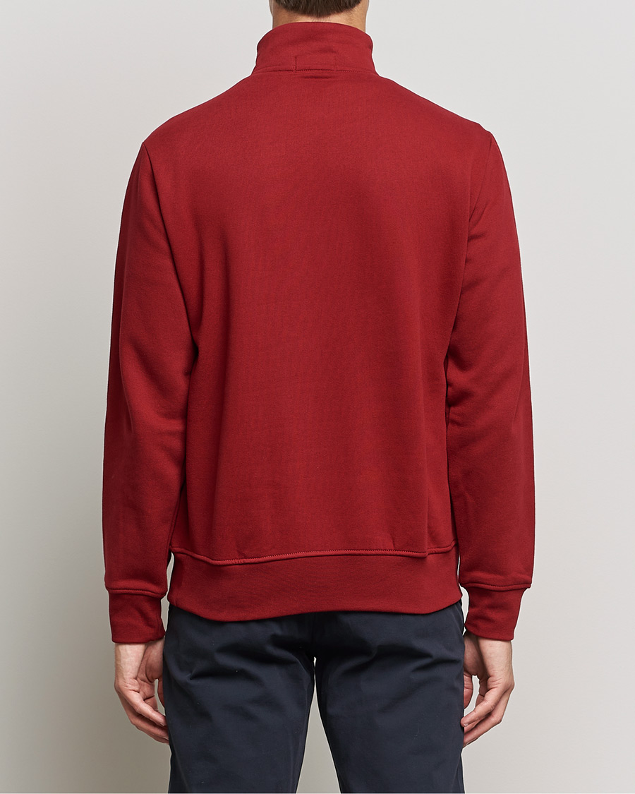Herre | Trøjer | Polo Ralph Lauren | Fleece Jersey Half Zip Holiday Red