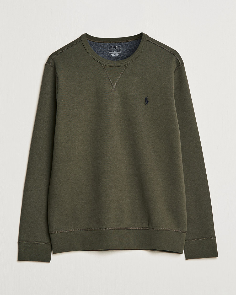 Herre |  | Polo Ralph Lauren | Double Knit Sweatshirt Company Olive