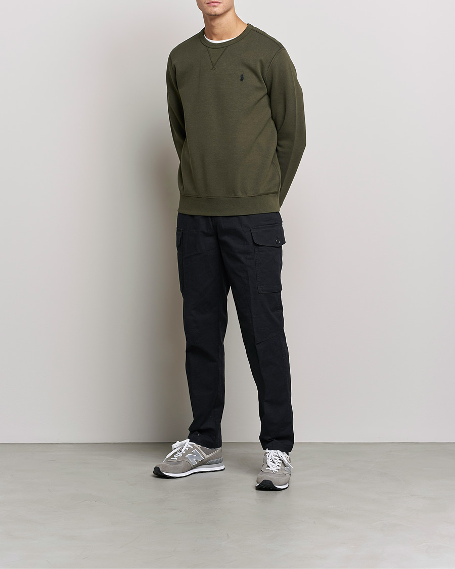 Herre | Trøjer | Polo Ralph Lauren | Double Knit Sweatshirt Company Olive