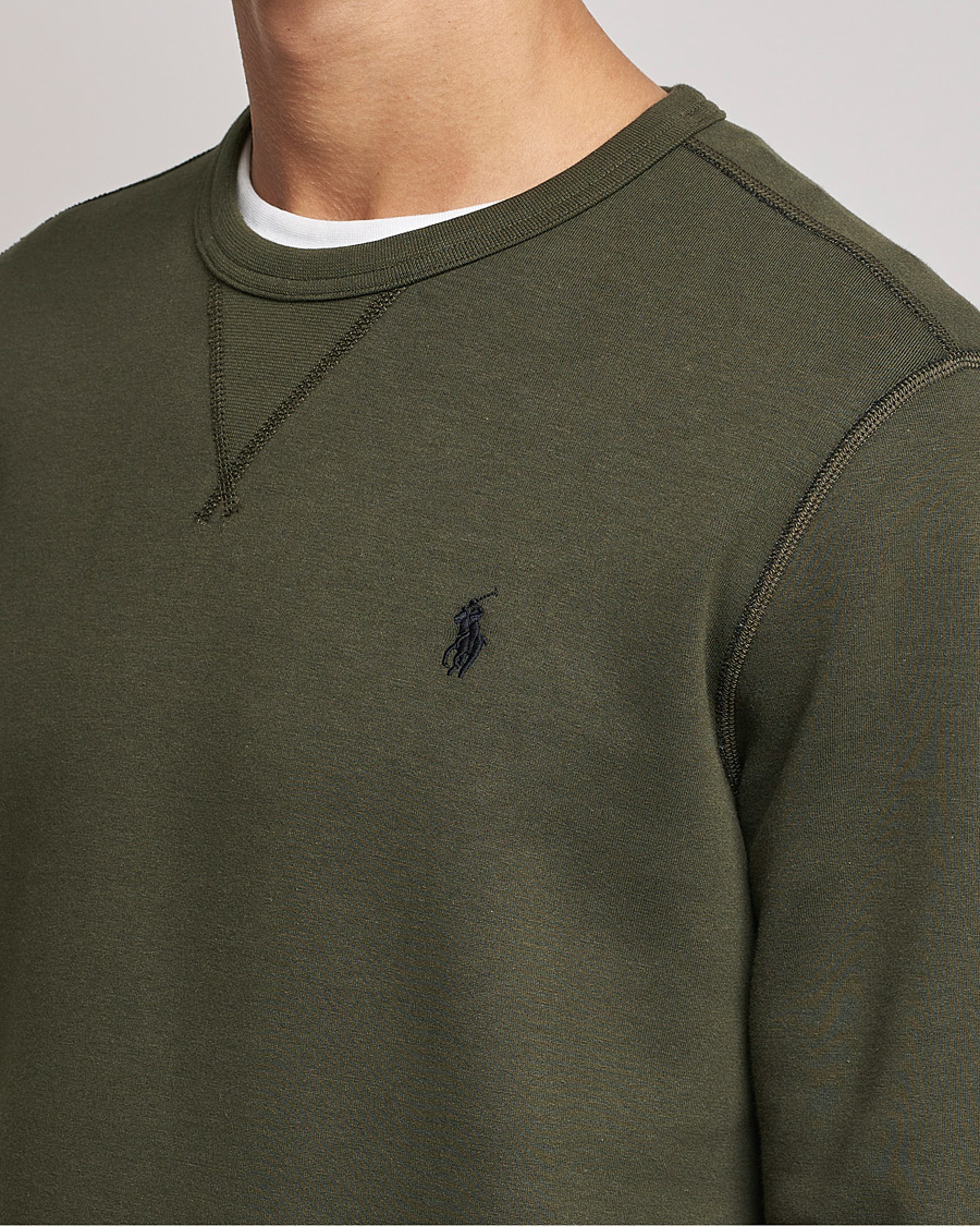 Herre | Trøjer | Polo Ralph Lauren | Double Knit Sweatshirt Company Olive