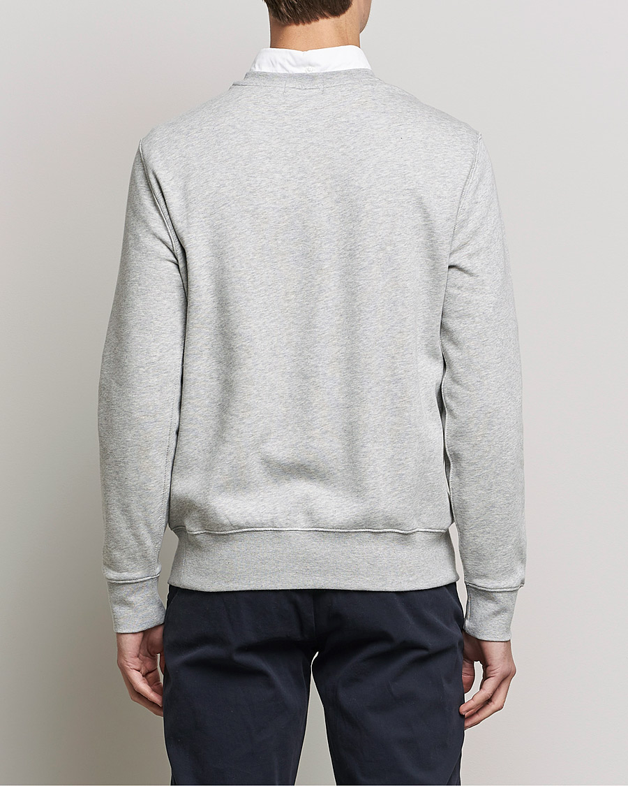 Herre | Trøjer | Polo Ralph Lauren | Printed Denim Bear Sweatshirt Andover Heather