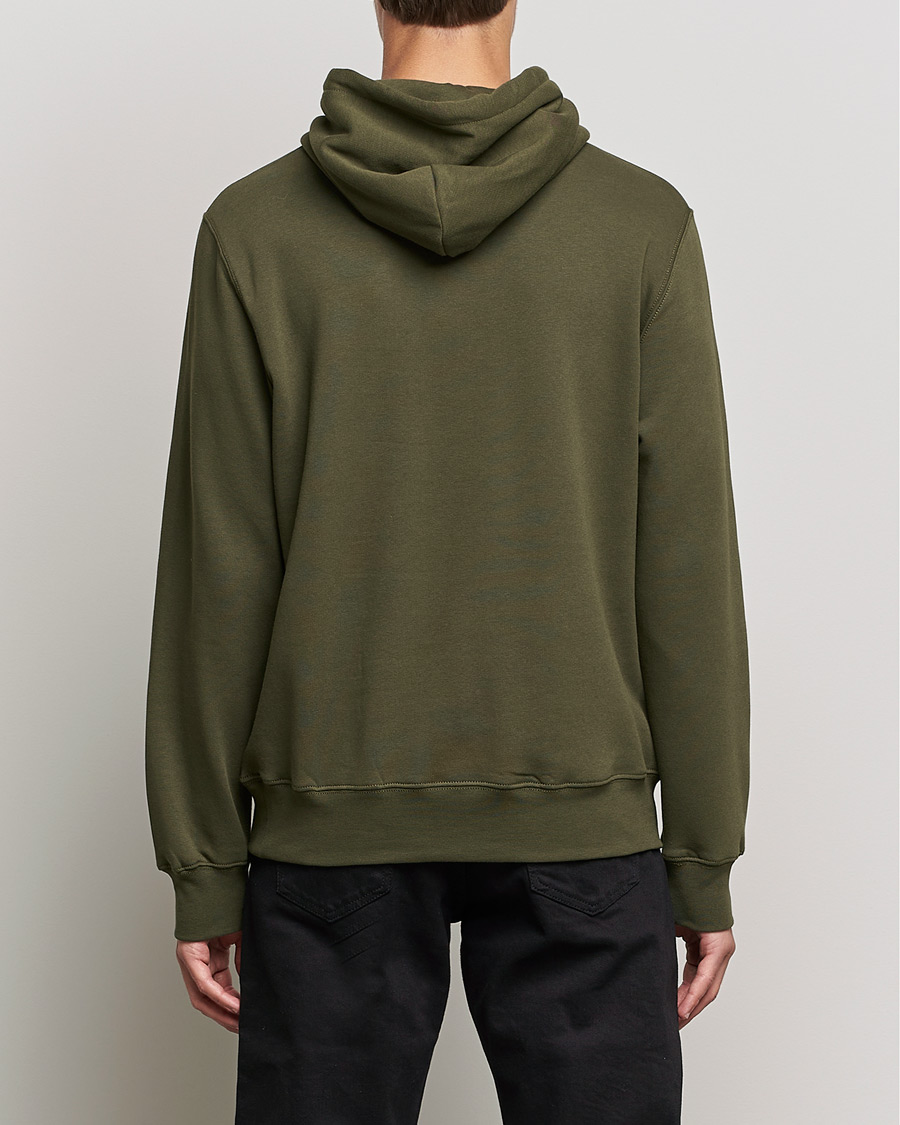 Herre | Trøjer | Polo Ralph Lauren | Printed Denim Bear Hoodie Army Olive