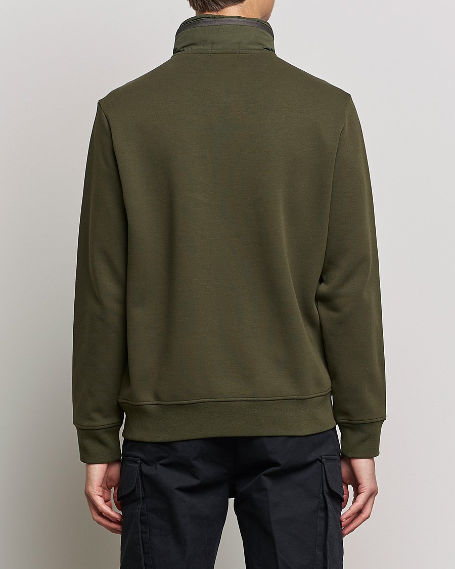 Herre | Trøjer | Polo Ralph Lauren | Double Knit Pocket Half Zip Sweater Company Olive