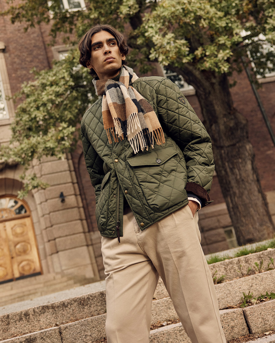Herre | Jakker | Polo Ralph Lauren | Beaton Quilted Jacket Company Olive