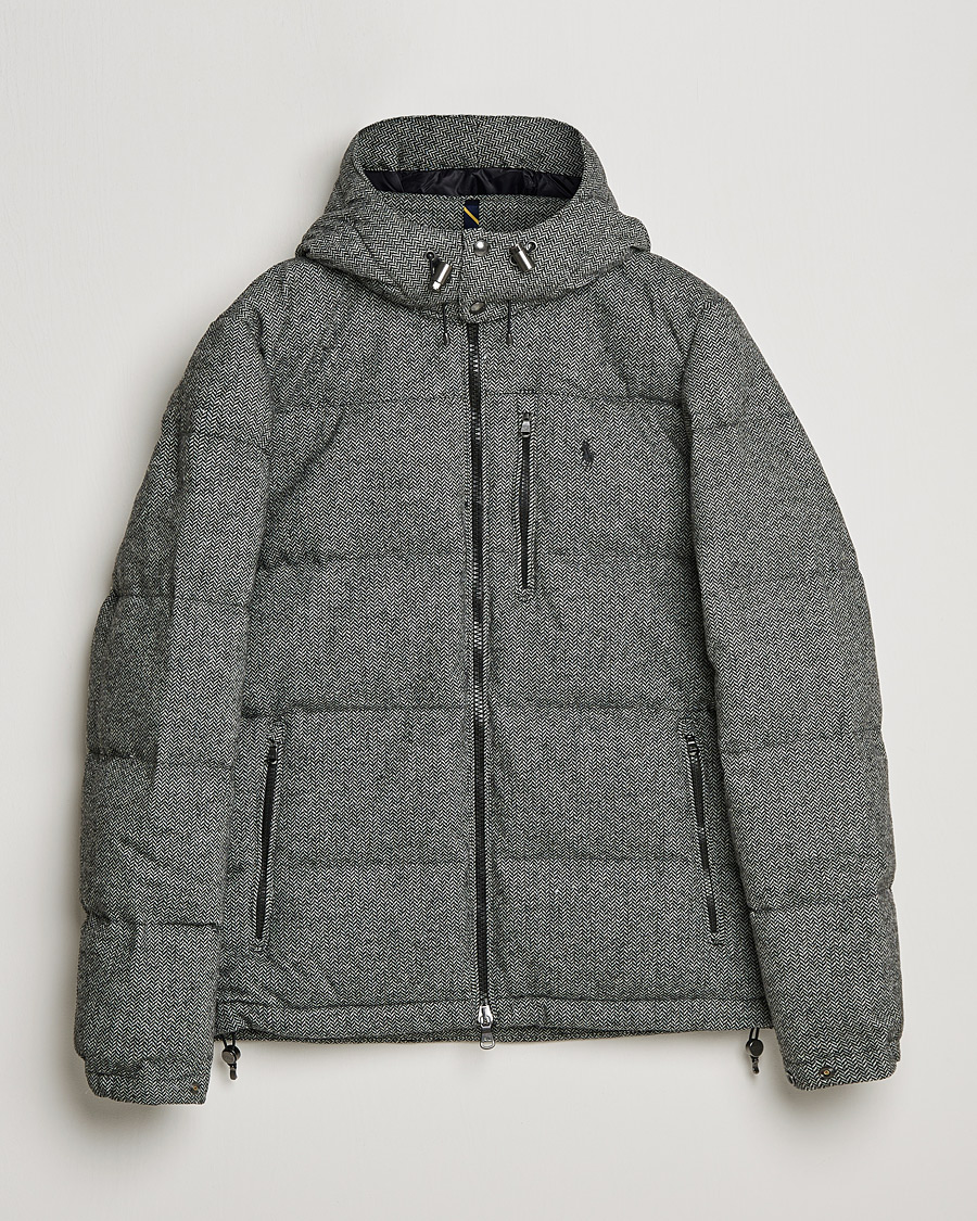 Herre | Jakker | Polo Ralph Lauren | El Cap Herringbone Down Jacket Grey