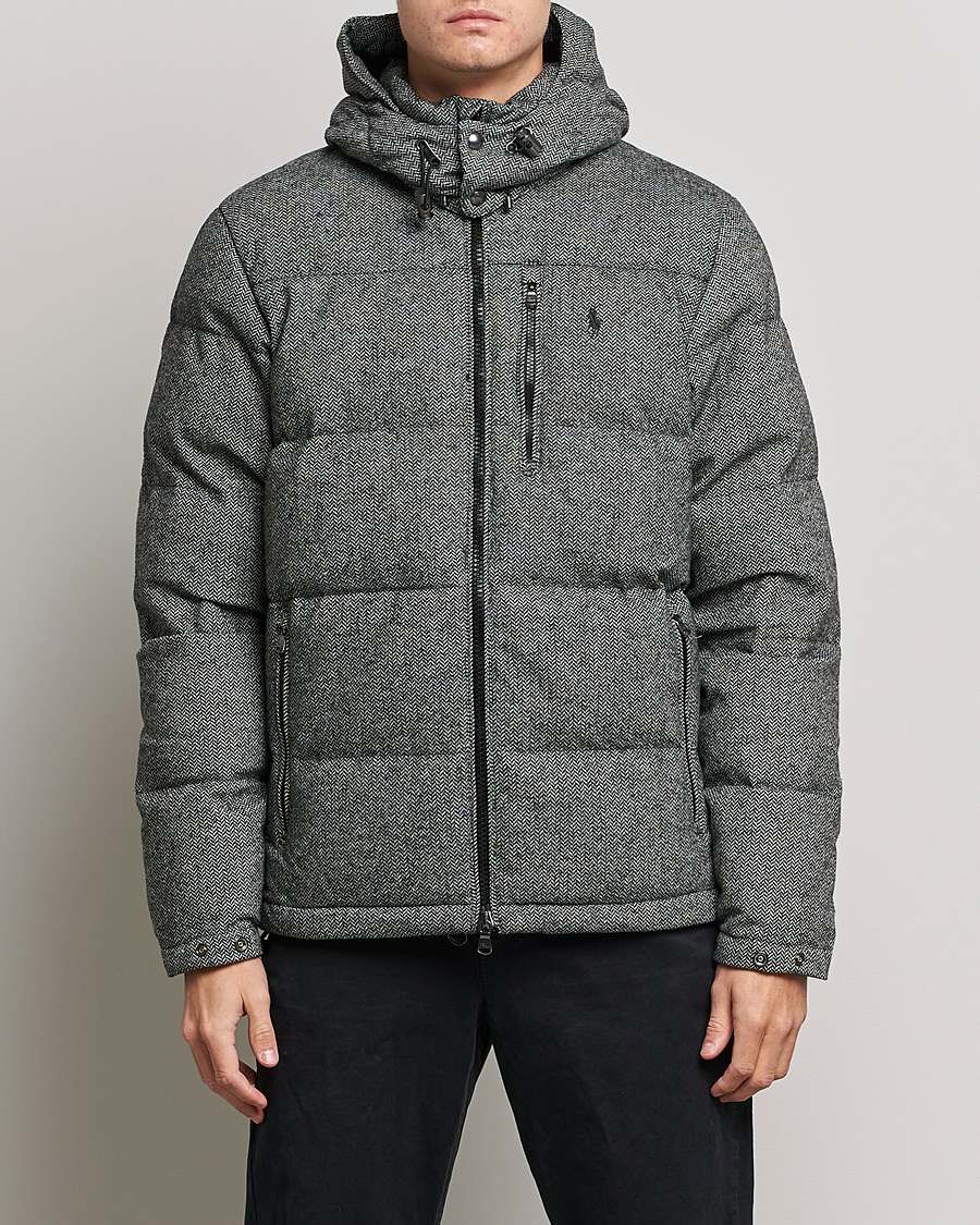 Herre | Jakker | Polo Ralph Lauren | El Cap Herringbone Down Jacket Grey