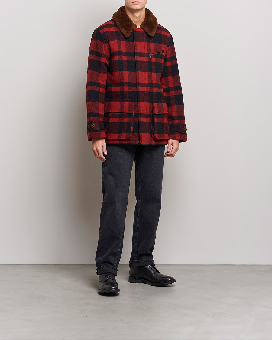 Herre | Jakker | Polo Ralph Lauren | Lumber Wool Checked Jacket Red/Black