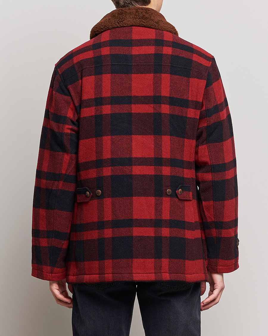 Herre | Jakker | Polo Ralph Lauren | Lumber Wool Checked Jacket Red/Black